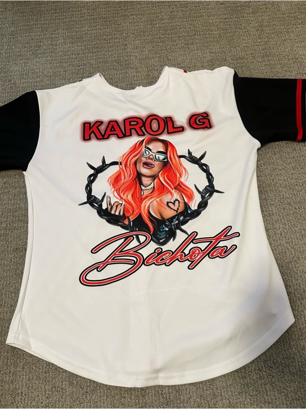 Custom Karol G baseball style Jersey 🔥